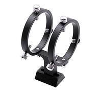 Fvoagaou Adjustable Viewfinder Holder 6 Points Guide Tube Rings Mount Astronomical Telescope, 65 mm (33 mm - 64 mm)