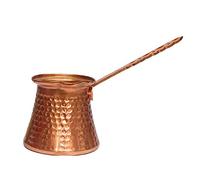 Fvoagaou Coffee Wooden Handle Turkish Coffee Pot 320 ml Coffee Turkish Copper Coffee Machine for TüRke Cezve Cafeteria