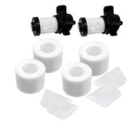 Fvoagaou Filter 2X + 4 Pack Filters Compatible with Ionflex Duoclean Vacuum Ic205 If100 If150 If160 If170 If180 If251 If200 If201 If202 If205 Xpremf100 Replace