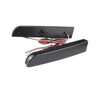 FVOIRSS Compatible With Mitsubishi For Evolution X 2008-2016 MR515740 8355A040 MR515741 8355A039 Rear Bumper Reflector Tail Brake Lamp Lens Bumper Reflective Strip(Black)