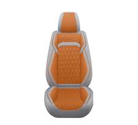 FVOIRSS Seat covers Compatible With A3 8P 8L For Sportback A4 B7 Avant B5 B8 A6 C7 Avant A5 For Sportback A6 C5 100 C4 Q5 Q7 Car For Seat Covers(Grey Orange)