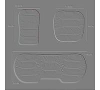 FVOIRSS Seat covers Compatible With Great For Wall For Haval For H2 For H3 For H5 Plush Car Front Seats Cover Cushion Auto Soft Pad Easy To Install(Black,2Pcs B)