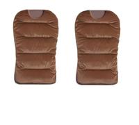 FVOIRSS Seat covers Compatible With Great For Wall For Haval For Jolion Plush Car Front Seats Cover Cushion Auto Soft Pad Easy To Install(Brown,2Pcs B)