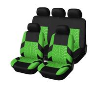 FVOIRSS Seat covers Compatible With Subaru For Wrx For Sti Polyester Car Seats Covers Cushion Auto Interior Easy To Install(5Seats-Green)