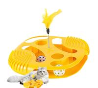 FVPKYUR Cat Toy Racing Track - Marble Run Toy for Cats, Game for Relaxation and Against Boredom | Against Boredom for Movement Entertainment Enrichment Daily in the House