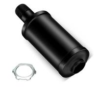 FVRITO Exhaust Muffler Silencer for Predator 196cc 212cc 301cc 420cc Coleman CT200u Trail 200 BT200x CT100u CC100x Go Kart Mini Bike Massimo Baja MB200 KT196 GX160 GX200 Clone 6.5hp Engine Parts Black
