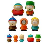 FVUQCGYX South Park Statue, New South Park Figures, 5PCS South Figure Doll, Anime Figure South Park Figure, Foul Language Bad Boy Paradise Figure Vinyl Doll Ornament Model Toy