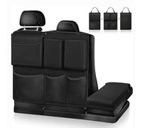 FVVWVRCSX Car Trunk Organisers, for Benz B Class C Class E Class GLB Class GLC GLE Hanging Seat Storage Bag for Space SavingCar Boot Tidy Organiser with Magic Sticker,Black