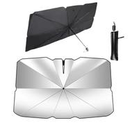 FVVWVRCSX Car Windscreen Sun Shade Umbrella for Opel Corsa F 2019-2025 2026 Foldable Car Sunshade Front Windshield UV Block Reflector, Cooling Heat Insulator,L