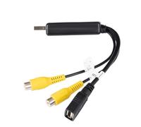 FVZWKHD 1 PCS for Android System USB Interface to Video Out Adapter As Shown Plastic Car Radio Multimedia Player Video AV Output Connect