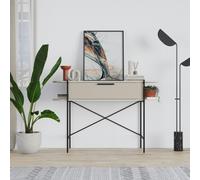 FW Style by invitation Console Hall Table with Metal Frame - Sandstone