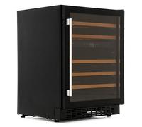 CDA FWC604BL Freestanding/under counter wine cooler, Dual temperature zones,
