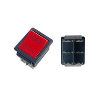 FWD-REV 6 Pin Toggle Rocker Switch Electrical Welding Machine Power 2 Position ON-OFF Red Boat Push Button IDGTTLDF(20pcs)