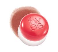 fwee Blurry Pudding Pot | Airbrushed Blush & Lip, Buildable Pigment, Long-lasting, Lightweight, Easy to Blend, Natural Soft Matte Finish - Dear (Coral Brown) | 5 g