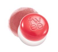 fwee Blurry Pudding Pot | Airbrushed Blush & Lip, Buildable Pigment, Long-lasting, Lightweight, Easy to Blend, Natural Soft Matte Finish - Seventeen (Sunny Coral) | 5 g