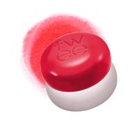fwee Blurry Pudding Pot | Airbrushed Blush & Lip, Buildable Pigment, Long-lasting, Lightweight, Easy to Blend, Natural Soft Matte Finish - D-day (Neon Red) | 0.17 oz