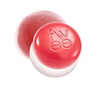fwee Blurry Pudding Pot | Airbrushed Blush & Lip, Buildable Pigment, Long-lasting, Lightweight, Easy to Blend, Natural Soft Matte Finish - Girls (Coral Red) | 5 g
