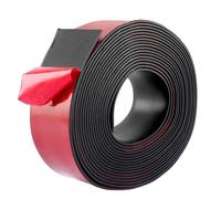 FWEEK Self-Adhesive Rubber Strips, 6 m x 50 mm x 2 mm, Neoprene Mats, Rubber Plates, Solid Rubber Profile, Solid Rubber Profiles for Sealing, DIY, Floor Protection, Shock Absorption, Non-Slip