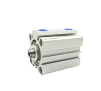FWFDTQBSP SDA 63mm inner diameter compact cylinder type double acting cylinder pneumatic parts machine with magnet (Color : SDA63-85S, Size : Female Thread)