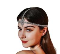 FWJUNHUYC Aesthetic Retro Cut-Out Multi-Layered Hair nets, Personalized banquets, Sparkling Hair Chains, Accessories, Exotic Diamonds, Tassels, Hair Accessories