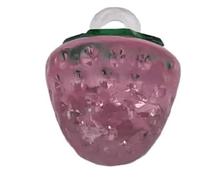 FWJUNHUYC DIY acrylic simulation three-dimensional fruit small cherry strawberry apple earrings pendant bracelet pendant accessories, Chalcedony