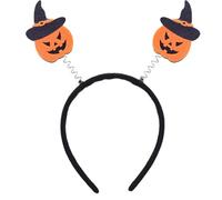 FWJUNHUYC Halloween Headbands, Funny Spring-Headed Headbands, Pumpkin Ghosts, Pumpkin Spider Headbands, Halloween Party Dance