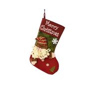 FWJUNHUYC large size Christmas stocking gift bag candy bag Christmas tree pendant