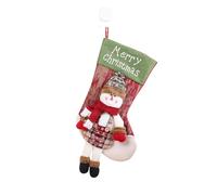 FWJUNHUYC large size Christmas stocking gift bag candy bag Christmas tree pendant