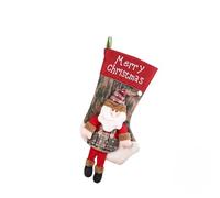 FWJUNHUYC large size Christmas stocking gift bag candy bag Christmas tree pendant