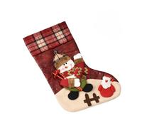 FWJUNHUYC large size Christmas stocking gift bag candy bag Christmas tree pendant