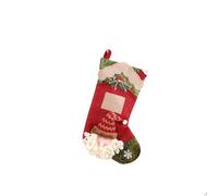FWJUNHUYC large size Christmas stocking gift bag candy bag Christmas tree pendant