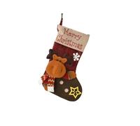 FWJUNHUYC large size Christmas stocking gift bag candy bag Christmas tree pendant