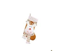 FWJUNHUYC large size Christmas stocking gift bag candy bag Christmas tree pendant