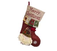 FWJUNHUYC large size Christmas stocking gift bag candy bag Christmas tree pendant