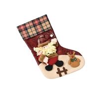 FWJUNHUYC large size Christmas stocking gift bag candy bag Christmas tree pendant