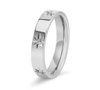 FWJUNHUYC Stainless steel women's sunflower ring with stone inlay, small fragrant wind plated 18K ring and accessories, Number 6, Stainless Steel, Jade