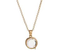 FWJUNHUYC Vintage personality picture box pendant with adjustable DIY design, hollow transparent box pendant