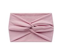 FWJUNHUYC Wide-fitting cross-knotted headband in solid color stretch sports headband for women