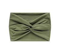 FWJUNHUYC Wide-fitting cross-knotted headband in solid color stretch sports headband for women