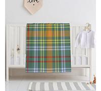 FWJZDSP Baby Blanket for Boys Girls, O'Brien Clan Tartan Irish Plaid Pattern Super Soft Comfy Toddler Baby Newborn Double Layer Blanket Shower Gifts for Stroller & Crib 30 x 40 Inch