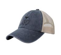 FWJZDSP Charlie Kirk Forever in Our Hearts Hat Trucker Hat Cowboy Mesh Baseball Cap Navy Blue