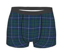 FWJZDSP Douglas Modern Clan Tartan Men's Underwear Stretchy Soft Fitted Boxer Briefs for Men