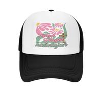 FWJZDSP Hard Fought Hallelujah Hats Funny Christian Mesh Trucker Cap Black