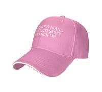 FWJZDSP I Support A Mans Right'S to Shut TheUp Baseball Cap Adjustable Low Profile Dad Hat for Men Women,Black