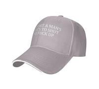 FWJZDSP I Support A Mans Right'S to Shut TheUp Baseball Cap Adjustable Low Profile Dad Hat for Men Women,Black