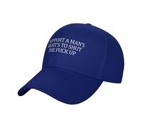 FWJZDSP I Support A Mans Right'S to Shut TheUp Baseball Hat Adjustable Low Profile Dad Hat for Men Women,Black