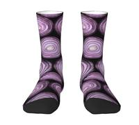 FWJZDSP Onion Socks Novelty Socks Athletic Calf For Adult Men Women