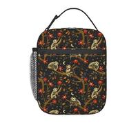 FWJZDSP Reusable Sloth Lunch Box for Kids Girls Boys Women Adult, Insulated Cute Animal Lunch Bag,Polyester Cooler Handbags Case for School Picnic Work Travel Beach or Hiking (Dark)