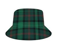 FWJZDSP Scottish Clan Ross Hunting Modern Tartan Plai Bucket Hats Sun Cap Packable Outdoor Fashion Fisherman's Hat for Women and Men