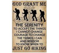 FWJZDSP Vintage Metal Tin Sign Room Decor God Grant Me The Serenity Printing Poster Dining Room Living Room Home Art Wall Decoration Plaque 8x12 Inch